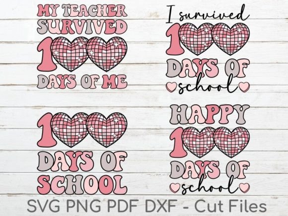 Heart Disco Ball Graphics for Crafts