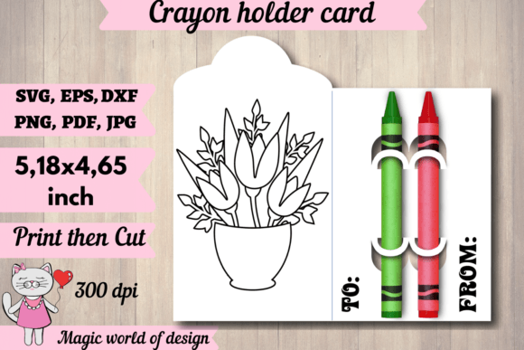 Reviewing the Tulips Flower Coloring Card Holder SVG for Embroidery