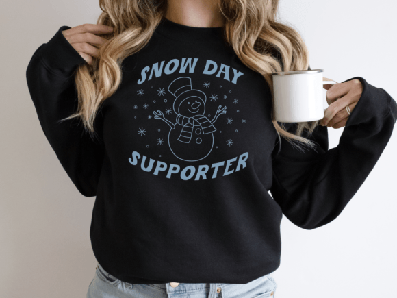 Snow Day Supporter Teacher Winter Graphics for Crafts