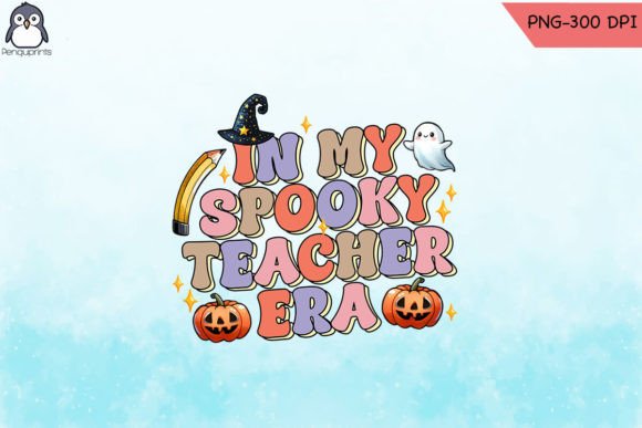 Spooky Teacher PNG: Graphics for Crafts & Blogs