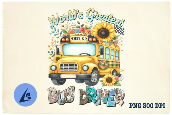World s Greatest School Driver PNG for Crafts and Graphics